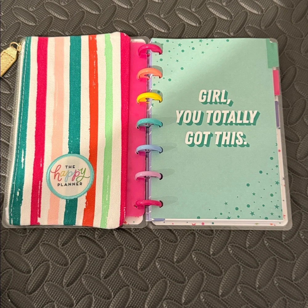 The Happy Planner - Black with Multicolor Accents